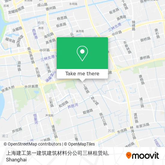 上海建工第一建筑建筑材料分公司三林租赁站 map