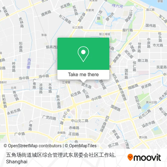 五角场街道城区综合管理武东居委会社区工作站 map