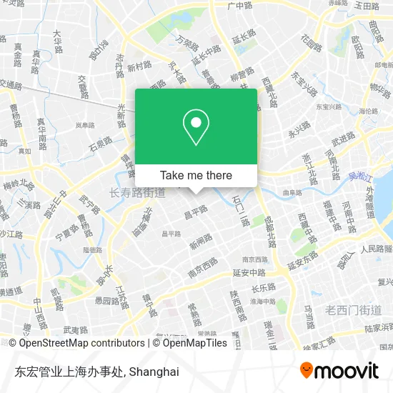 东宏管业上海办事处 map