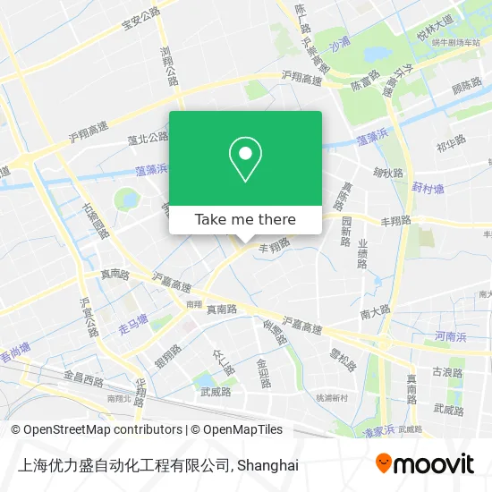 上海优力盛自动化工程有限公司 map