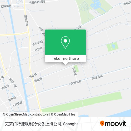 克莱门特捷联制冷设备上海公司 map