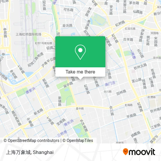 上海万象城 map