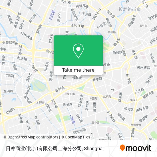日冲商业(北京)有限公司上海分公司 map