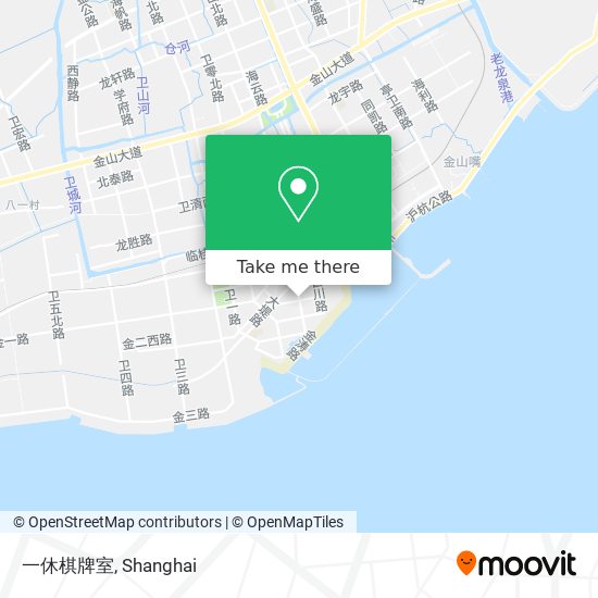 一休棋牌室 map