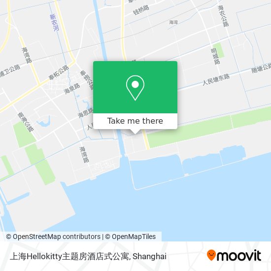 上海Hellokitty主题房酒店式公寓 map