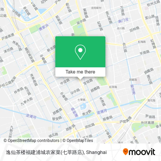 逸仙茶楼福建浦城农家菜(七莘路店) map