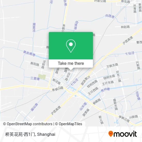 桥英花苑-西1门 map