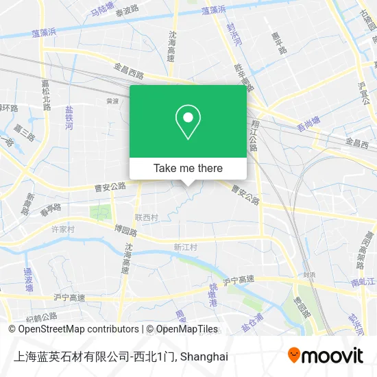 上海蓝英石材有限公司-西北1门 map