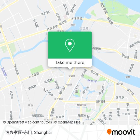 逸兴家园-东门 map