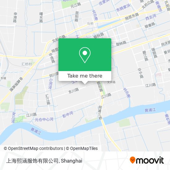 上海熙涵服饰有限公司 map