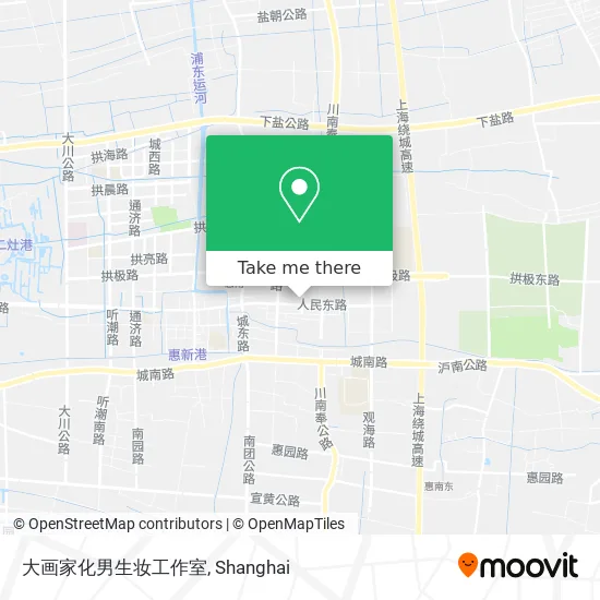 大画家化男生妆工作室 map