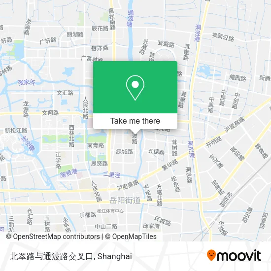 北翠路与通波路交叉口 map