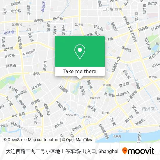 大连西路二九二号小区地上停车场-出入口 map