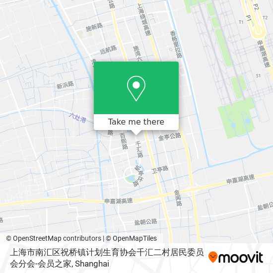 上海市南汇区祝桥镇计划生育协会千汇二村居民委员会分会-会员之家 map