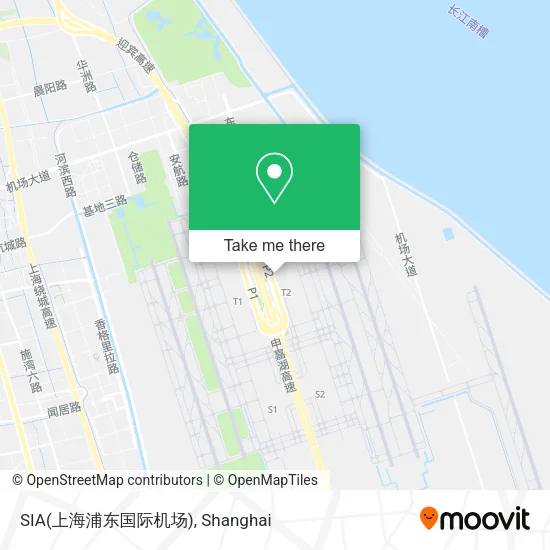 SIA(上海浦东国际机场) map