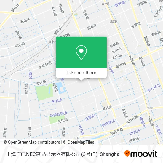 上海广电NEC液晶显示器有限公司(3号门) map