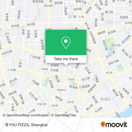享YOU PIZZA map