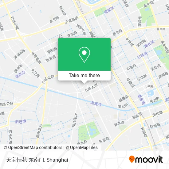 天宝恬苑-东南门 map
