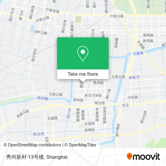 秀州新村-13号楼 map