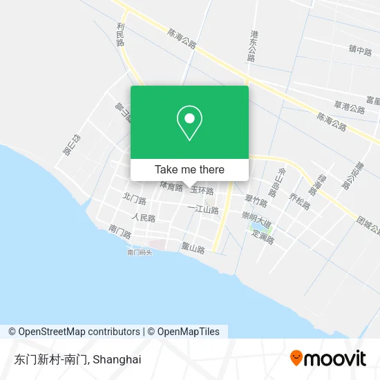 东门新村-南门 map