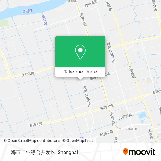 上海市工业综合开发区 map