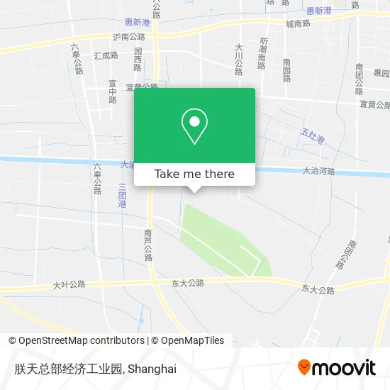 朕天总部经济工业园 map
