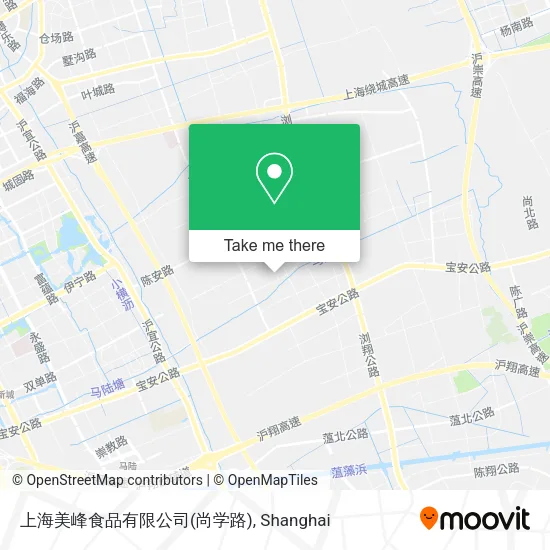上海美峰食品有限公司(尚学路) map