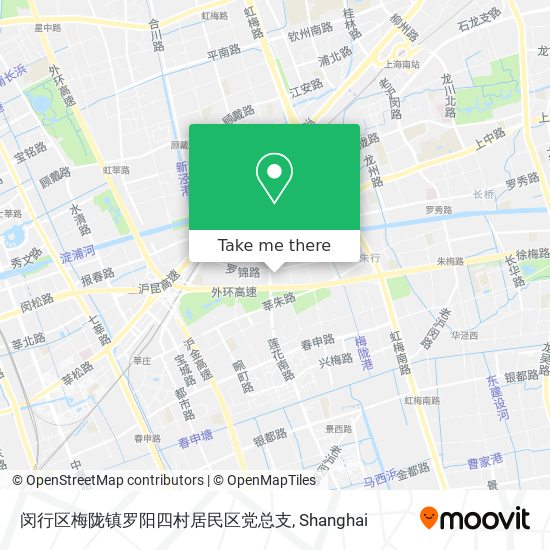 闵行区梅陇镇罗阳四村居民区党总支 map
