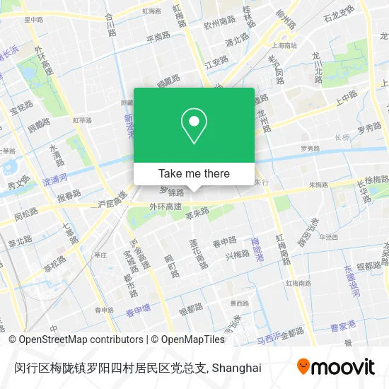 闵行区梅陇镇罗阳四村居民区党总支 map