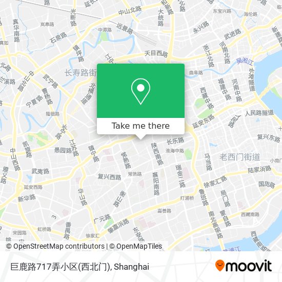 巨鹿路717弄小区(西北门) map