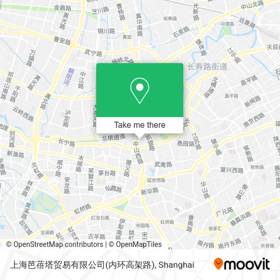 上海芭蓓塔贸易有限公司(内环高架路) map
