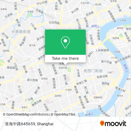 淮海中路645659 map