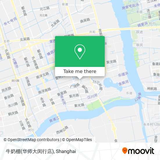 牛奶棚(华师大闵行店) map