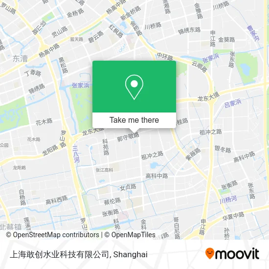 上海敢创水业科技有限公司 map