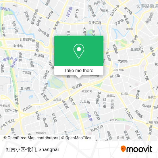 虹古小区-北门 map