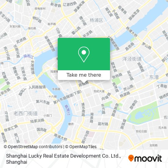 Shanghai Lucky Real Estate Development Co. Ltd. map