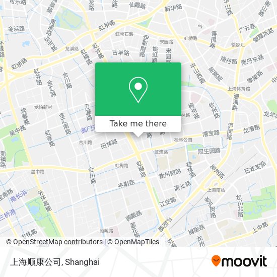上海顺康公司 map