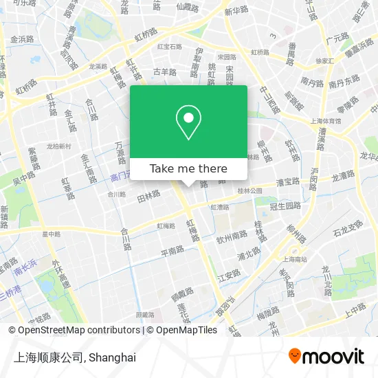 上海顺康公司 map
