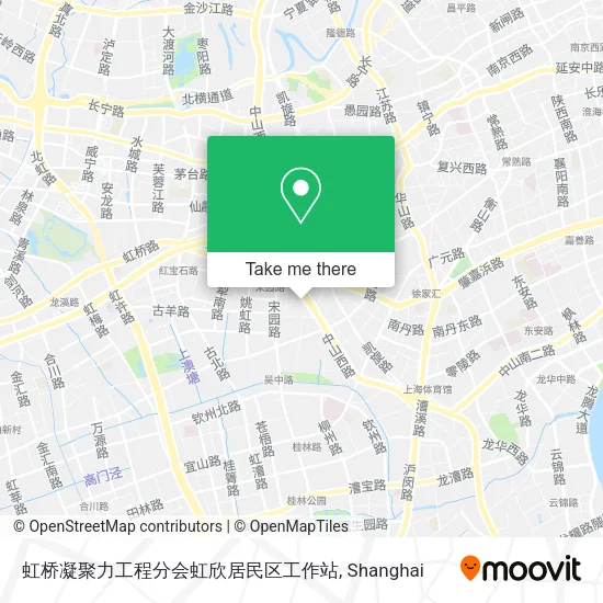 虹桥凝聚力工程分会虹欣居民区工作站 map