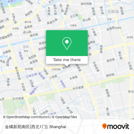 金橘新苑南区(西北1门) map