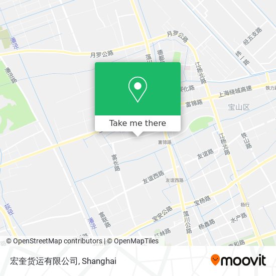 宏奎货运有限公司 map