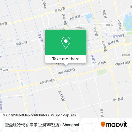 壹鼎旺冷锅香串串(上海奉贤店) map