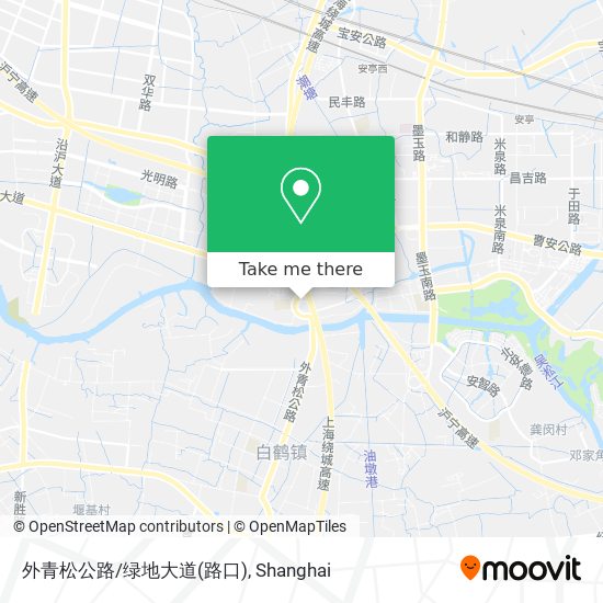 外青松公路/绿地大道(路口) map