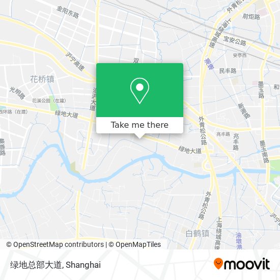 绿地总部大道 map