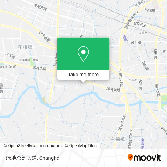 绿地总部大道 map