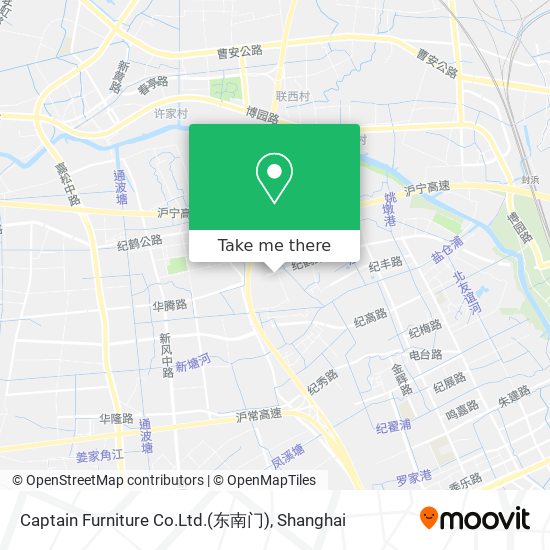Captain Furniture Co.Ltd.(东南门) map
