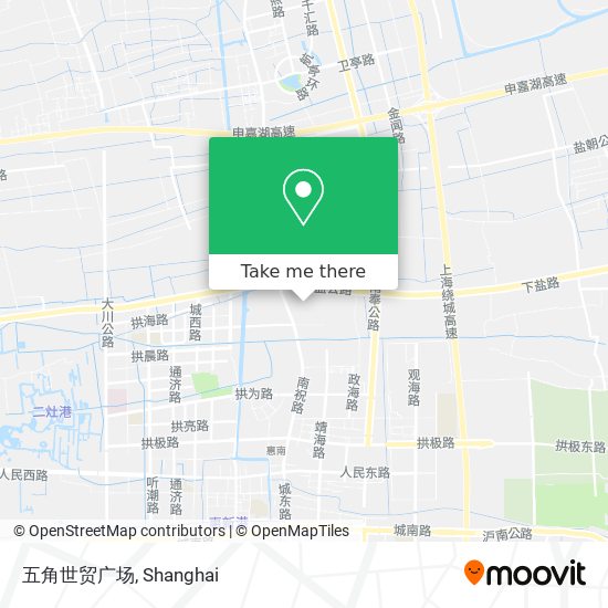 五角世贸广场 map