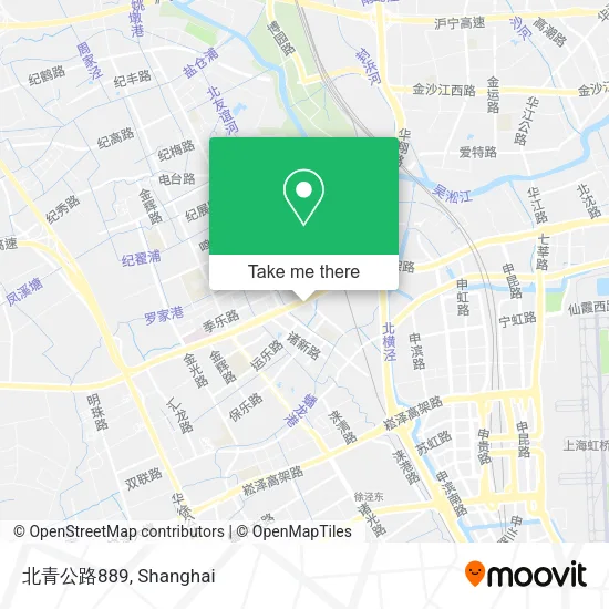 北青公路889 map