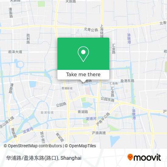 华浦路/盈港东路(路口) map