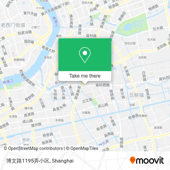 博文路1195弄小区 map